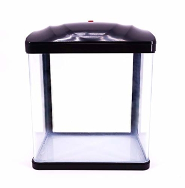 Hr-230 schwarz Nano Aquarium Komplettaquarium Mini Aquarium Filteranlage Nanoaquarium Komplett Filter Beleuchtung - 4