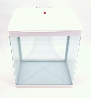 HR-320 weiß Nano Aquarium Komplettaquarium Mini Aquarium Filteranlage Nanoaquarium Komplett Filter Beleuchtung - 5