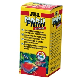 JBL NobilFluid Artemia 30881 Aufzuchtfutter für Jungfische eierlegender Aquarienfische, Fluid 50 ml - 1