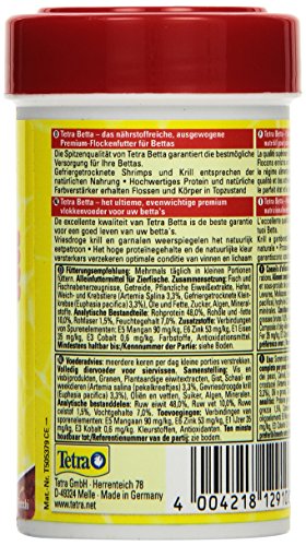 Tetra Betta (hochwertiges Hauptfutter speziell entwickelt für Betta splendens und andere Labyrinthfische), 100 ml Dose - 2