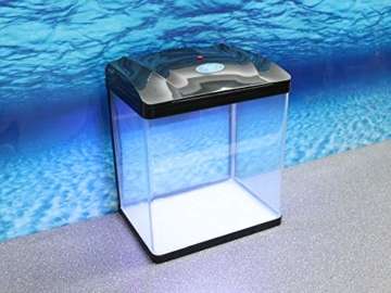 Nano Aquarium der HRC Reihe in verschiedenen Größen und Farben Filteranlage Nanoaquarium Komplett Filter Beleuchtung, HRC ohne Deko:HRC 320 schwarz - 2