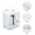 Nobleza - Nano-Fischtank-Aquarium mit LED-Leuchten & Filtersystem, tropischeAquarien, 14 Liter, Schwarz … - 5