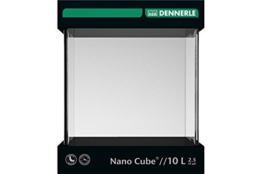 Dennerle Nano Cube 10 Liter - Mini Aquarium mit Abgerundeter Frontscheibe - 1