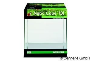 Dennerle Nano Cube 10 Liter - Mini Aquarium mit Abgerundeter Frontscheibe - 2