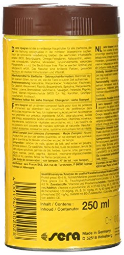 sera 00202 vipagran 250 ml - das Hauptfutter aus langsam sinkendem Softgranulat - 2