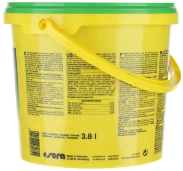 sera 07075 pond flakes 3800 ml - das lange schwimmende Flockenfutter für kleinere Teichfische - 9