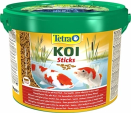 Tetra Pond Koi Sticks – Koifutter für farbenprächtige Fische und eine verbesserte Wasserqualität, verschiedene Größen - 1