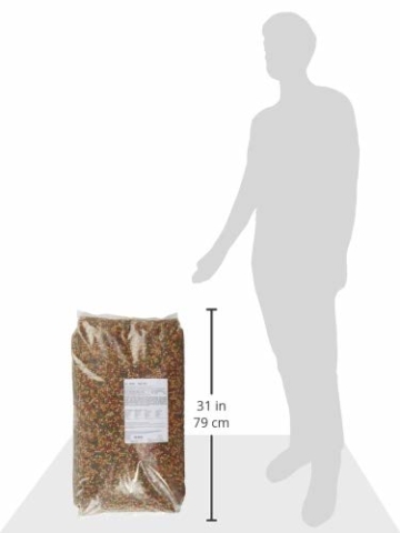 AquaForte Hochwertiges Basis Fischfutter, 15 kg (± 40 Liter), Medium Pellets (6 mm) - 2