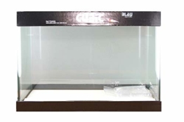 Blau Cubic Nano Rechteckbecken 28 Liter Floatglas 40x25x28 cm. - 1