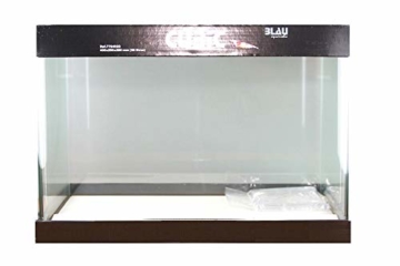 Blau Cubic Nano Rechteckbecken 28 Liter Floatglas 40x25x28 cm. - 1
