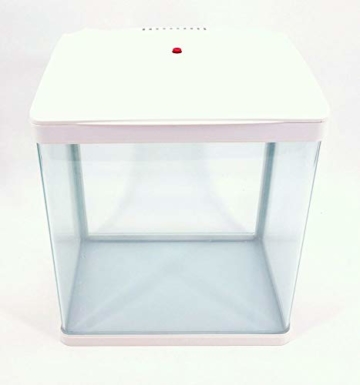 HR-320 weiß inklusive Dekoration Nano Aquarium Komplettaquarium Filteranlage Nanoaquarium Set Filter Beleuchtung - 3