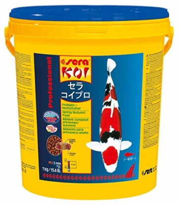 sera 07009 KOI Professional Frühjahr-/Herbstfutter 7 kg - das leicht verdauliche Futter für Temperaturen unter 17 °C - 1