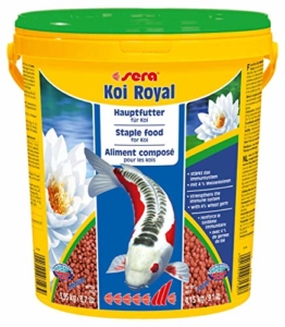 sera 07130 KOI ROYAL LARGE 21 l - Hauptfutter für große KOI - hochwertige, schwimmfähige Pellets in 6 mm - 1