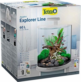 Tetra AquaArt Explorer Line Aquarium-Komplett-Set 60L, Weiß - 1