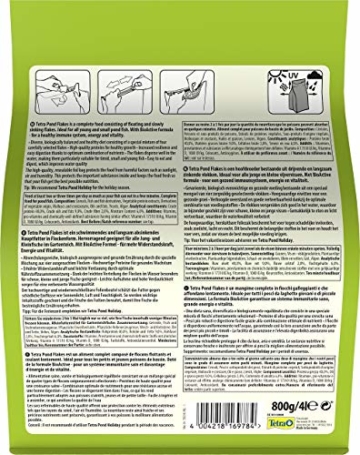 Tetra Pond Flakes – Fischfutter für kleinere und junge Teichfische in Flockenform, für eine abwechslungsreiche und ausgewogene Ernährung, verschiedene Größen - 2
