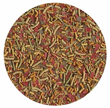 Tetra Pond Multi Mix – Fischfutter für Teichfische mit vier verschiedenen Futtersorten (Flockenfutter, Futtersticks, Gammarus, Wafer), verschiedene Größen - 4