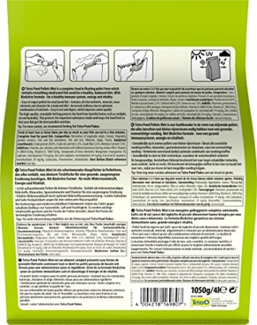 Tetra Pond Pellets Mini – Hauptfutter für alle Teichfische, schwimmfähige Futter Pellets für die tägliche Fütterung, verschiedene Sorten - 3