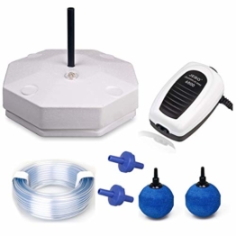 WAGNER green Teich Eisfreihalter Set 2 inkl. regelbarer Luftpumpe und Zubehör, für einen eisfreien Gartenteich, Anti Ice Winter - 1