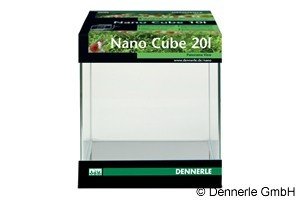 Dennerle Nano Cube 20 Liter - Mini Aquarium mit Abgerundeter Frontscheibe - 2