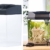 infactory Nano Aquarium: Beleuchtetes Panorama-Aquarium Hexagon, Komplett-Set, 19 l (Aquarien Komplettsets) - 1