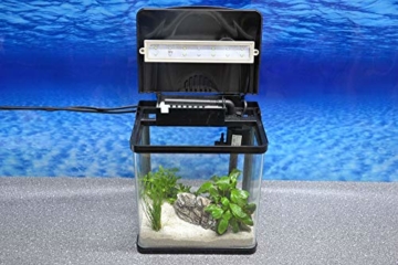 Nano Aquarium der HRC Reihe in verschiedenen Größen und Farben Filteranlage Nanoaquarium Komplett Filter Beleuchtung, HRC ohne Deko:HRC 230 schwarz - 2