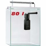 sera 32368 Scaper Cube 80 l Startset modernes Nano Glas Aquarium mit LED-Beleuchtung und Filter - 1