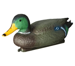 Dehner Dekofigur Lockente, schwimmfähig, ca. 40 x 16.5 x 15 cm, Kunststoff - 1