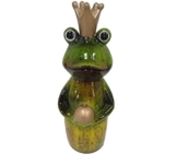 Dehner Zaunfigur Froschkönig, ca. 26 x 10 x 10 cm, Polyresin - 1
