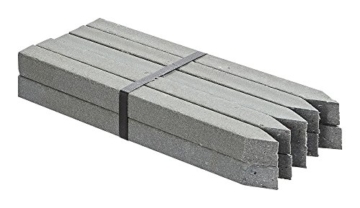 OASE 57753 PondEdge 10 Erdspieße Teichrandsystem & Beeteinfassung, Grau, 38 x 3,1 x 3,1cm - 1