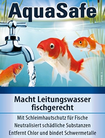 Tetra Pond AquaSafe (Qualität-Teichwasseraufbereiter für fischgerechtes und naturnahes Teichwasser), 500 ml Flasche - 4