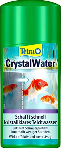 Tetra Pond CrystalWater (für kristallklares Wasser im Gartenteich, Wasserklärer gegen Trübungen), 500 ml Flasche - 1