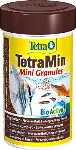 TetraMin Mini Granules (Hauptfutter in Granulatform für kleine Zierfische wie z.B. Salmler und Barben), 100 ml Dose - 1