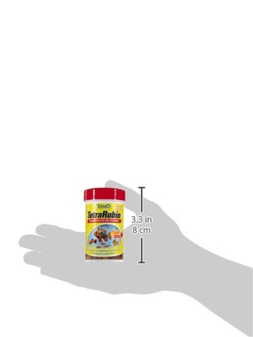 TetraRubin Hauptfutter (für Zierfische, für intensive Farbenpracht mit natürlichen Farbverstärkern, plus Präbiotika für verbesserte Körperfunktionen und Futterverwertung), 100 ml Dose - 2