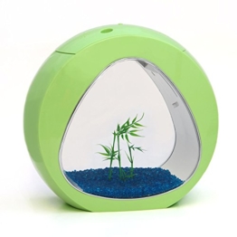 allpondsolutions Nano Curve Aquarium, Kaltwasser, tropisch, LED-Beleuchtung, 13,5 Liter, Limettengrün - 1