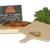 3cm Pimotti Pizzastein/Brotbackstein aus Schamott +Schaufel +Anleitung & Rezepte im Set - 3