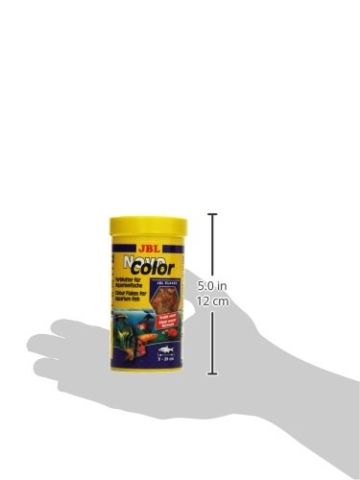 JBL NovoColor 30157 Alleinfutter für farbenprächtige Aquarienfische, Flocken 250 ml - 4
