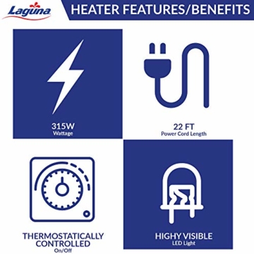 LAGUNA PowerHeat Enteiser für Teiche, 315 W - 2