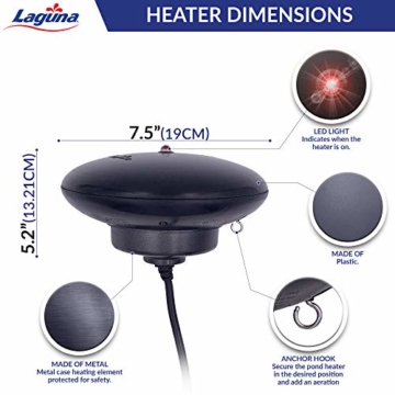 LAGUNA PowerHeat Enteiser für Teiche, 315 W - 7