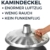 satis Feuertonne 90 Liter verzinkt I Gartenabfall schnell und einfach entsorgen I Feuerfass aus Metall, Garten Verbrennungstonne Gartentonne Ofen Brennofen - 3