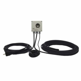 Pondlife Profi Teichheizkabel - Set für Garten - u. Koiteiche Teichheizung Heizband für 3.000 bis 60.000 L Profi Heizband Set - 400 W für 10.000 L - 1
