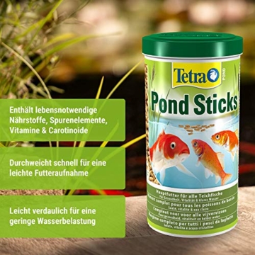 Tetra Pond Sticks - Fischfutter für Teichfische, für gesunde Fische und klares Wasser, verschiedene Größen - 2
