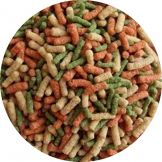 Teichsticks Teichfutter Gartenteich Sticks Koifutter Fischfutter ROT GRÜN HELL (10 l) - 1