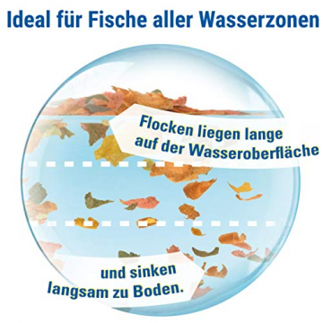 TetraMin Flakes - Fischfutter in Flockenform für alle Zierfische, ausgewogene Mischung für gesunde Fische und klares Wasser, 500 ml Dose - 5