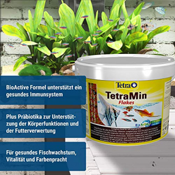 TetraMin Flakes - Fischfutter in Flockenform für alle Zierfische, ausgewogene Mischung für gesunde Fische und klares Wasser, 10 L Eimer - 3
