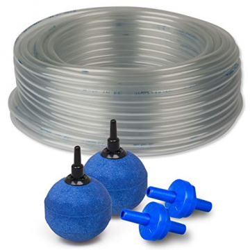 Teich Eisfreihalter Set XL inkl. regelbarer Luftpumpe OSAGA MK-9502 und Zubehör, für einen eisfreien Gartenteich, Anti Ice Winter - 4