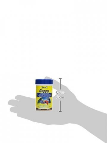 Tetra Guppy Mini Flakes Fischfutter - ausgewogenes, nährstoffreiches Flockenfutter für Guppies, 100 ml Dose - 5