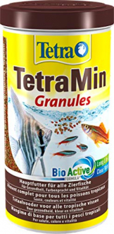 TetraMin Granules - langsam absinkendes Fischfutter, ideal für Fische in der mittleren Wasserschicht des Aquariums, 1 L Dose - 1