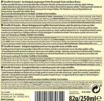TetraMin XL Granules - langsam absinkendes Fischfutter für größere Zierfische in der mittleren Wasserschicht des Aquariums, 250 ml Dose - 2